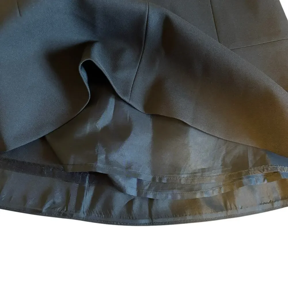 J.Crew‎ Black Flared Mini Skirt – Lined, Size 2, Classic Fit